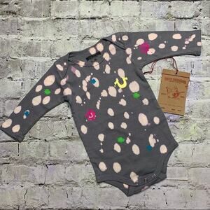 True Religion World Tour Splatter Paint Onesie